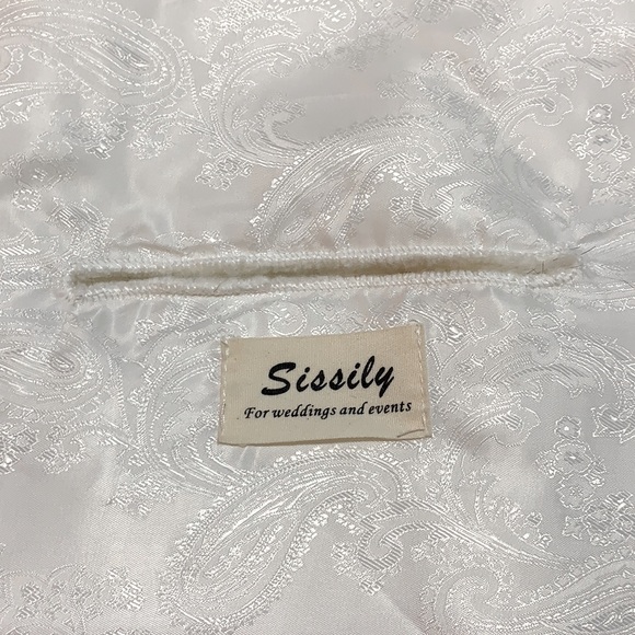 SISSILY, ONE SIZE, FAUX FUR, WHITE FOX - Picture 3 of 4